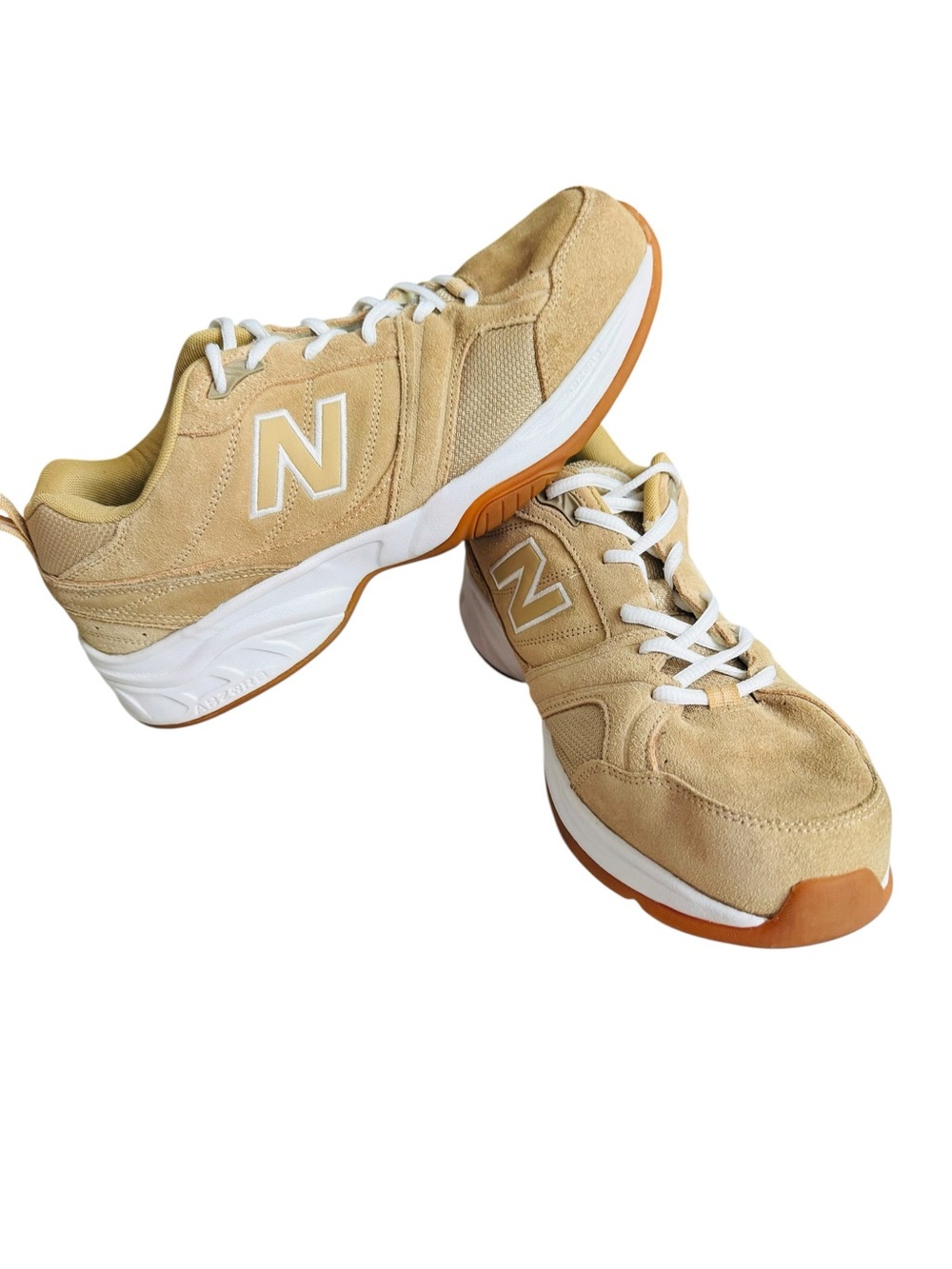New Balance Men’s 11.5 4E Extra Wide Tan Suede Cross Training Shoes